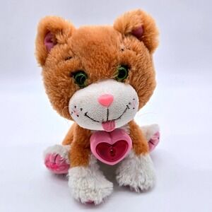 Vintage Cabbage Patch Kids Adoptimals Tabby Kitten CPK Orange Cat Plush Toy